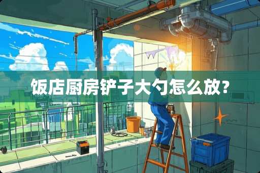 饭店厨房铲子大勺怎么放？