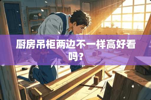 厨房吊柜两边不一样高好看吗？