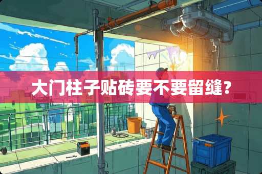 大门柱子贴砖要不要留缝？