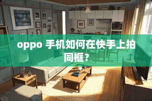 oppo 手机如何在快手上拍同框？