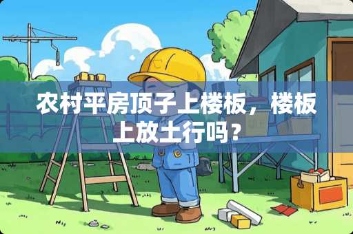 农村平房顶子上楼板，楼板上放土行吗？