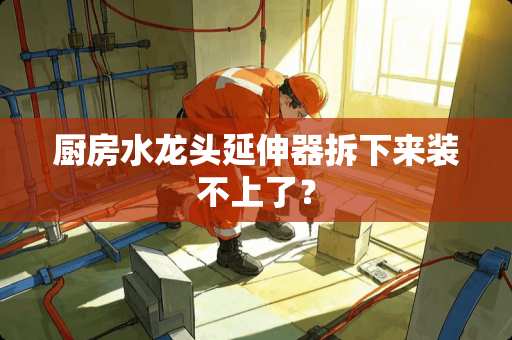 厨房水龙头延伸器拆下来装不上了？