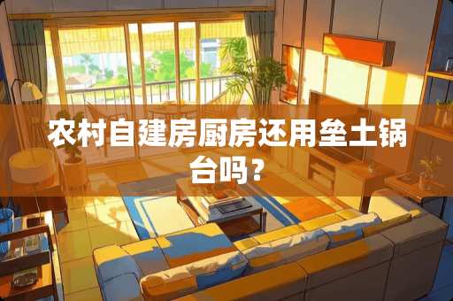 农村自建房厨房还用垒土锅台吗？