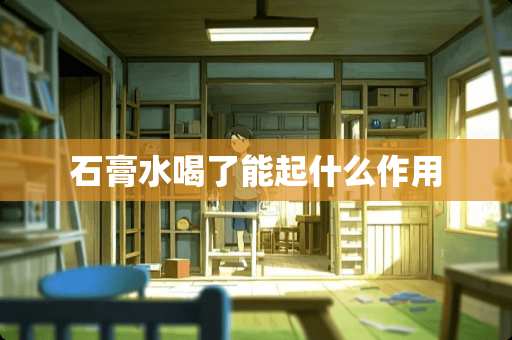 石膏水喝了能起什么作用