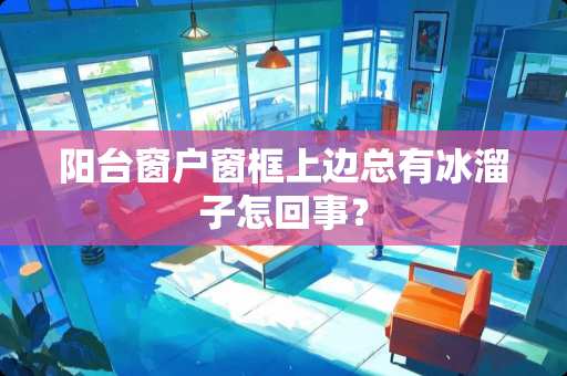 阳台窗户窗框上边总有冰溜子怎回事？