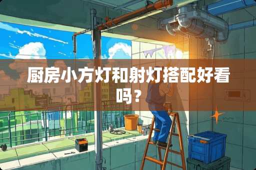 厨房小方灯和射灯搭配好看吗？