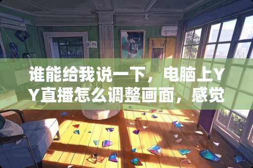 谁能给我说一下，电脑上YY直播怎么调整画面，感觉太小，主播长什么样都看不清。