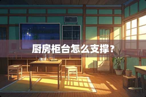 厨房柜台怎么支撑？