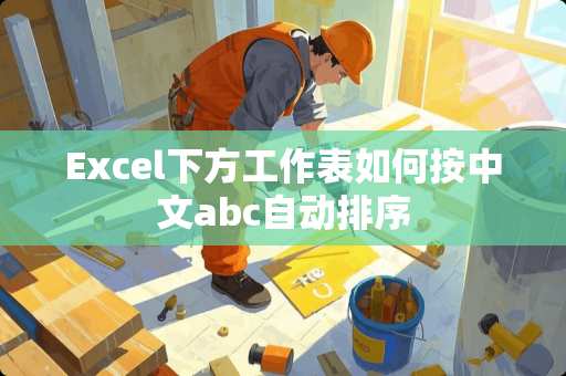 Excel下方工作表如何按中文abc自动排序