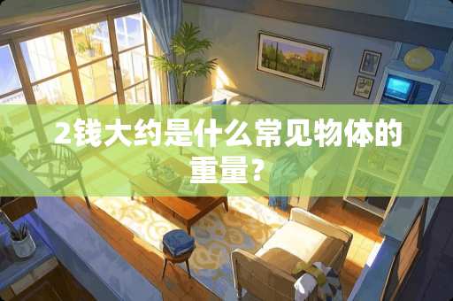2钱大约是什么常见物体的重量？