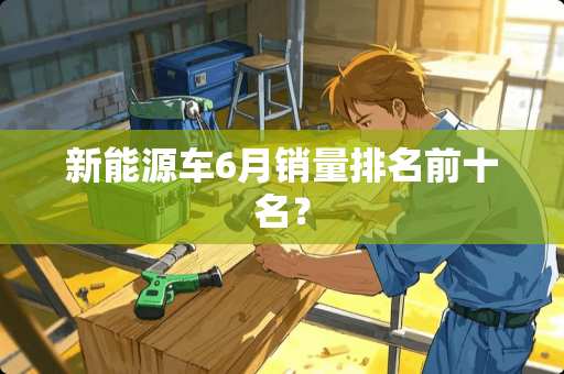 新能源车6月销量排名前十名？