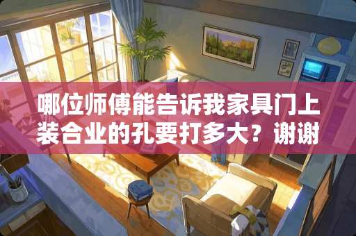 哪位师傅能告诉我家具门上装合业的孔要打多大？谢谢了？