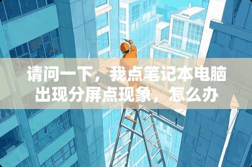 请问一下，我点笔记本电脑出现分屏点现象，怎么办