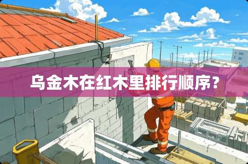 乌金木在红木里排行顺序？