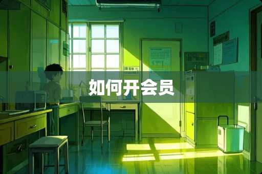 如何开会员