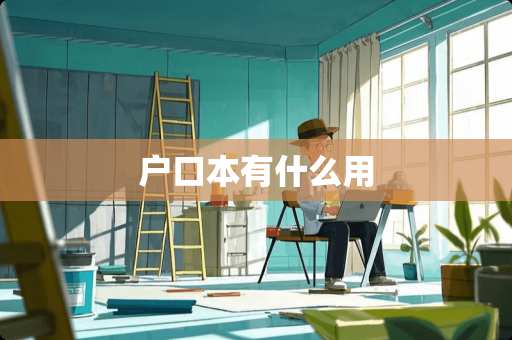户口本有什么用