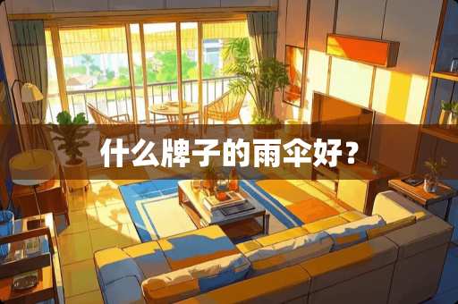 什么牌子的雨伞好? 什么牌子的雨伞好?