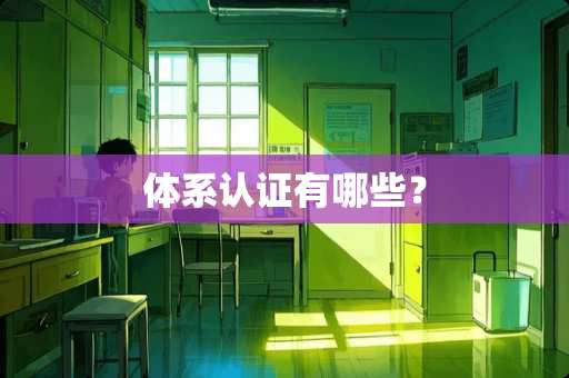 体系认证有哪些？