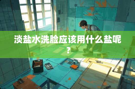 淡盐水洗脸应该用什么盐呢？