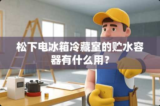 松下电冰箱冷藏室的贮水容器有什么用？