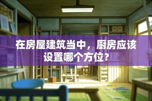 在房屋建筑当中，厨房应该设置哪个方位？
