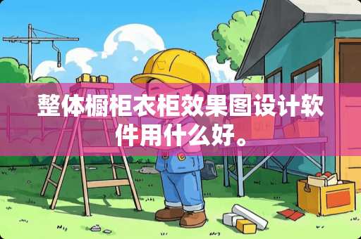 整体橱柜衣柜效果图设计软件用什么好。