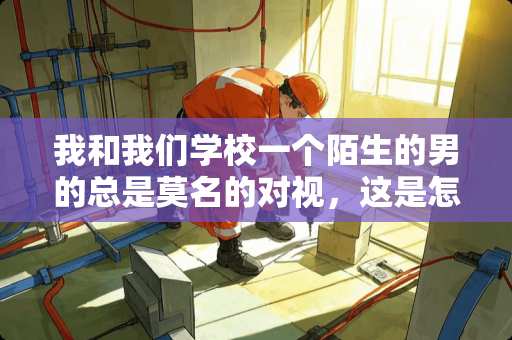 我和我们学校一个陌生的男的总是莫名的对视，这是怎么回事啊