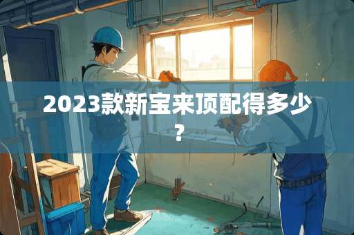 2023款新宝来顶配得多少？
