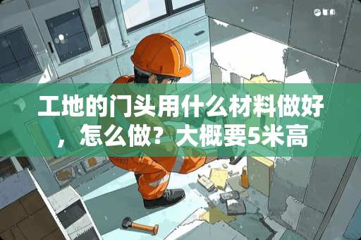 工地的门头用什么材料做好，怎么做？大概要5米高