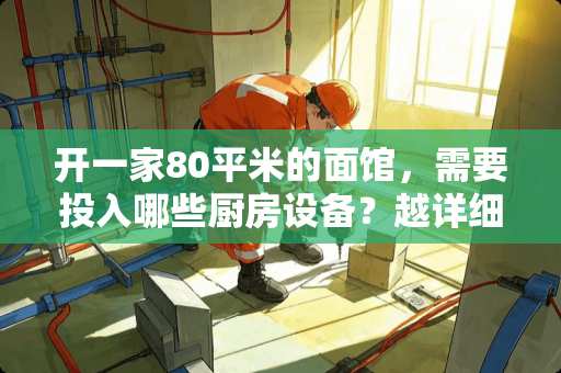 开一家80平米的面馆，需要投入哪些厨房设备？越详细越好，先谢谢了。