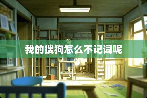 我的搜狗怎么不记词呢