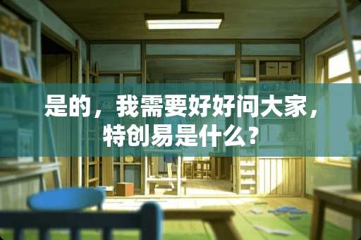 是的，我需要好好问大家，特创易是什么？