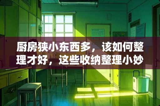 厨房狭小东西多，该如何整理才好，这些收纳整理小妙招你都知道了吗？