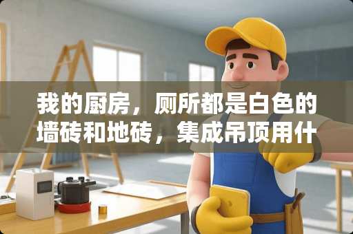 我的厨房，厕所都是白色的墙砖和地砖，集成吊顶用什么颜色搭配好看？