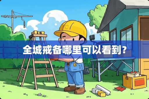 全城戒备哪里可以看到？