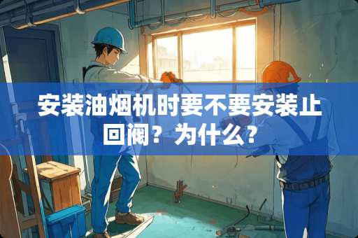 安装油烟机时要不要安装止回阀？为什么？