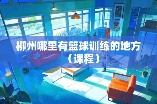 柳州哪里有篮球训练的地方（课程）