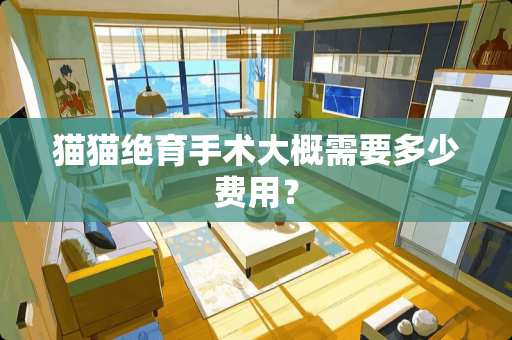 猫猫绝育手术大概需要多少费用？