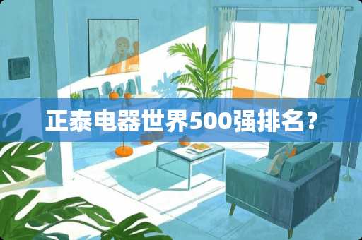正泰电器世界500强排名？