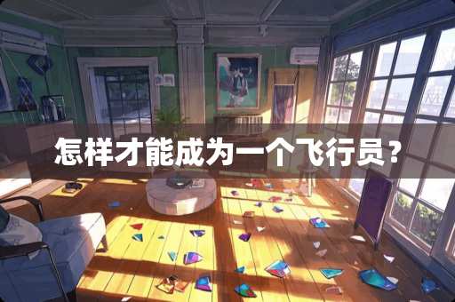 怎样才能成为一个飞行员？