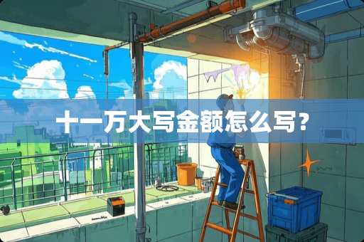 十一万大写金额怎么写？