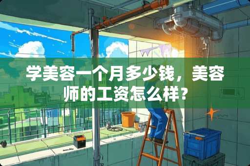 学美容一个月多少钱，美容师的工资怎么样？