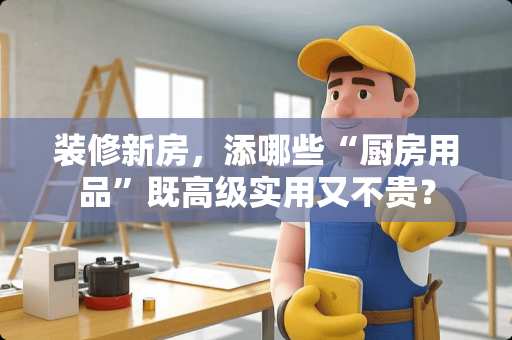 装修新房，添哪些“厨房用品”既高级实用又不贵？