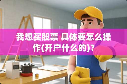 我想买股票 具体要怎么操作(开户什么的)？