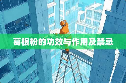 葛根粉的功效与作用及禁忌