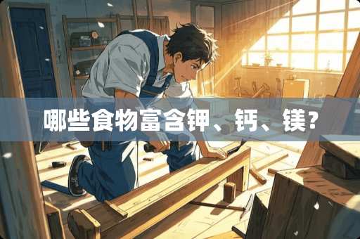 哪些食物富含钾、钙、镁？