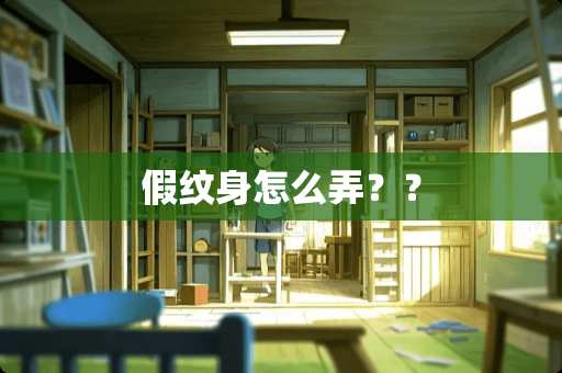 假纹身怎么弄？？