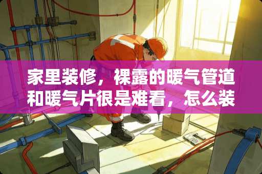 家里装修，*露的暖气管道和暖气片很是难看，怎么装饰比较好看？