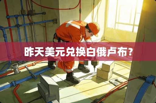 昨天美元兑换白俄卢布？