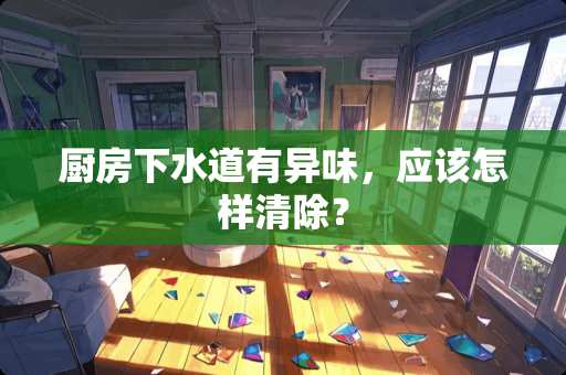 厨房下水道有异味，应该怎样清除？